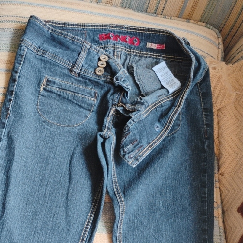 Bongo Feisty Flare Women's Blue Jeans